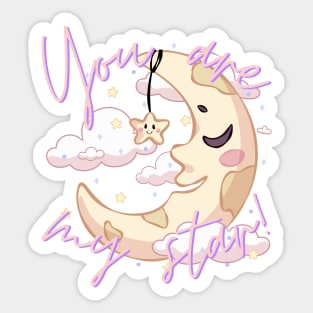 You Are My Star Sticker